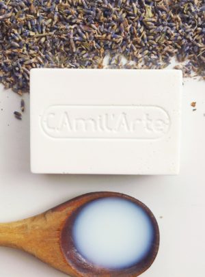 Sabonete de Leite de Cabra com Lavanda